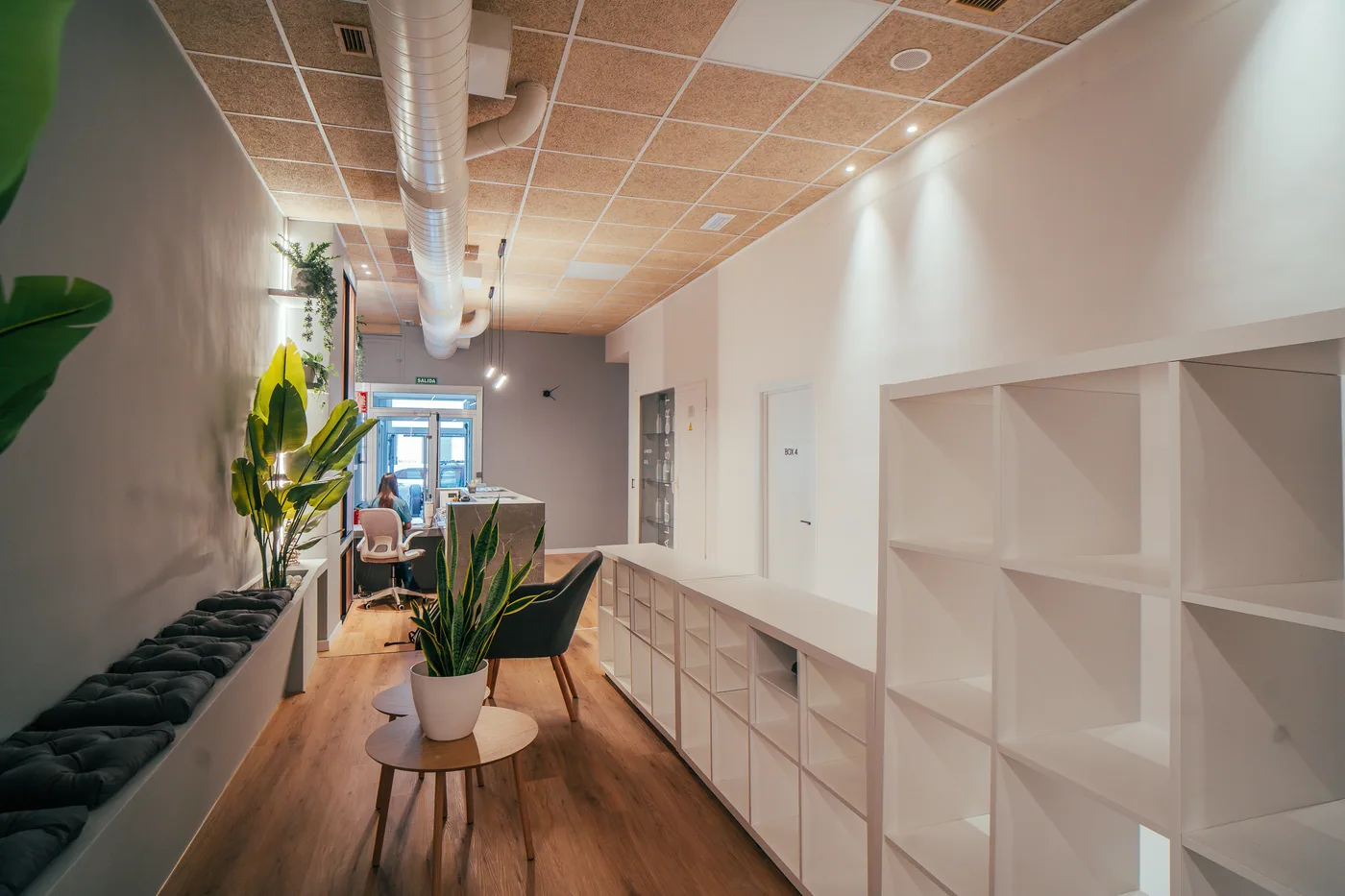 Recepción y sala de espera